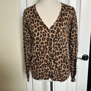 St. John’s Bay Animal Print Cardigan